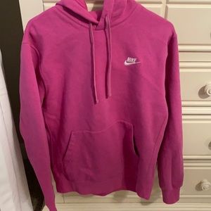 Pink Nike hoodie